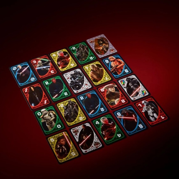 UNO Fandom Star Wars Dark Side Card Game with Foil Card NIB - Picture 5 of 9